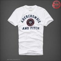 heren abercrombie and fitch korte tees established 1892 new york wit blauw Sport Novel halyi942